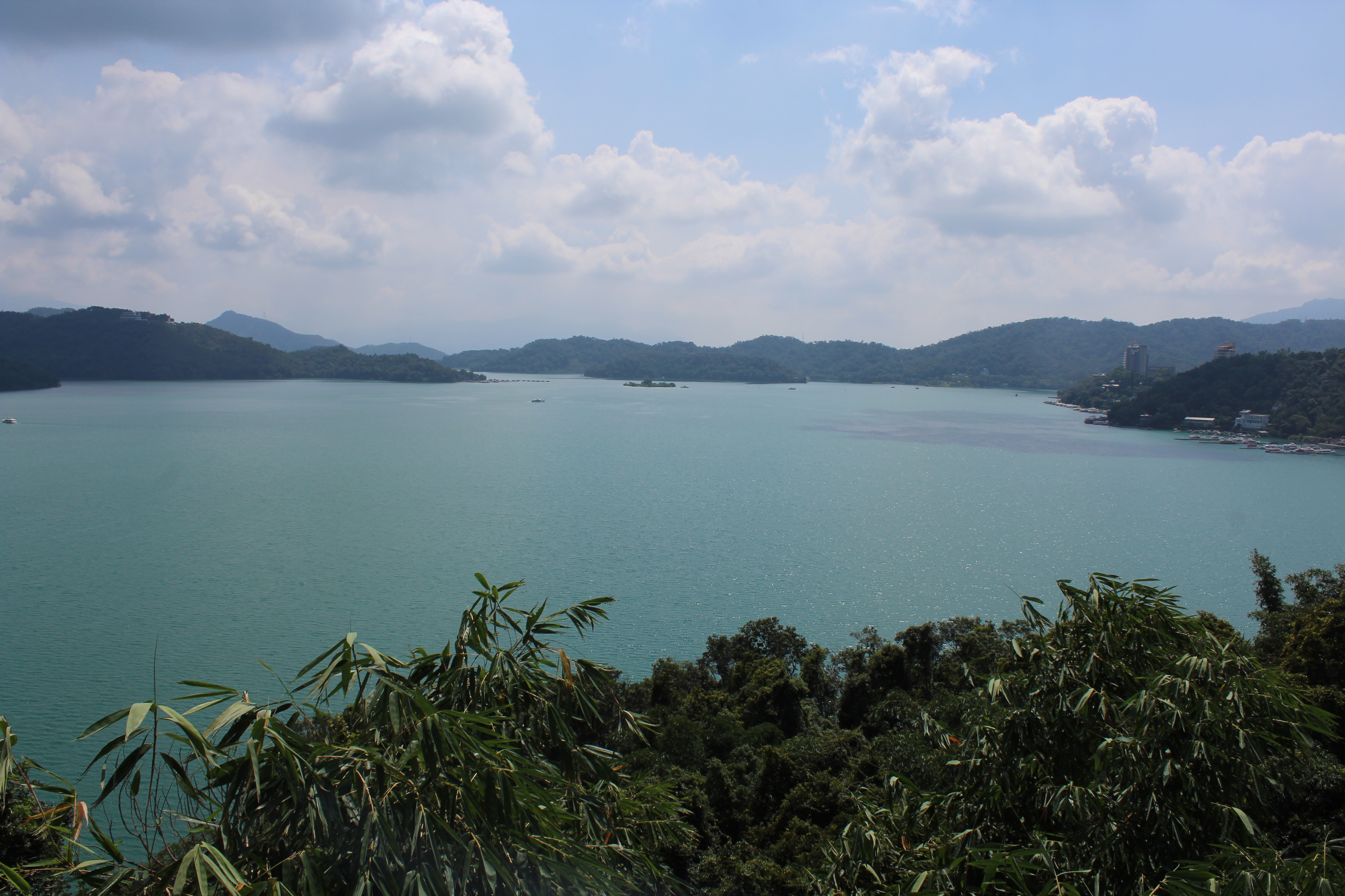 Scenic view of Sun Moon Lake in Taiwan